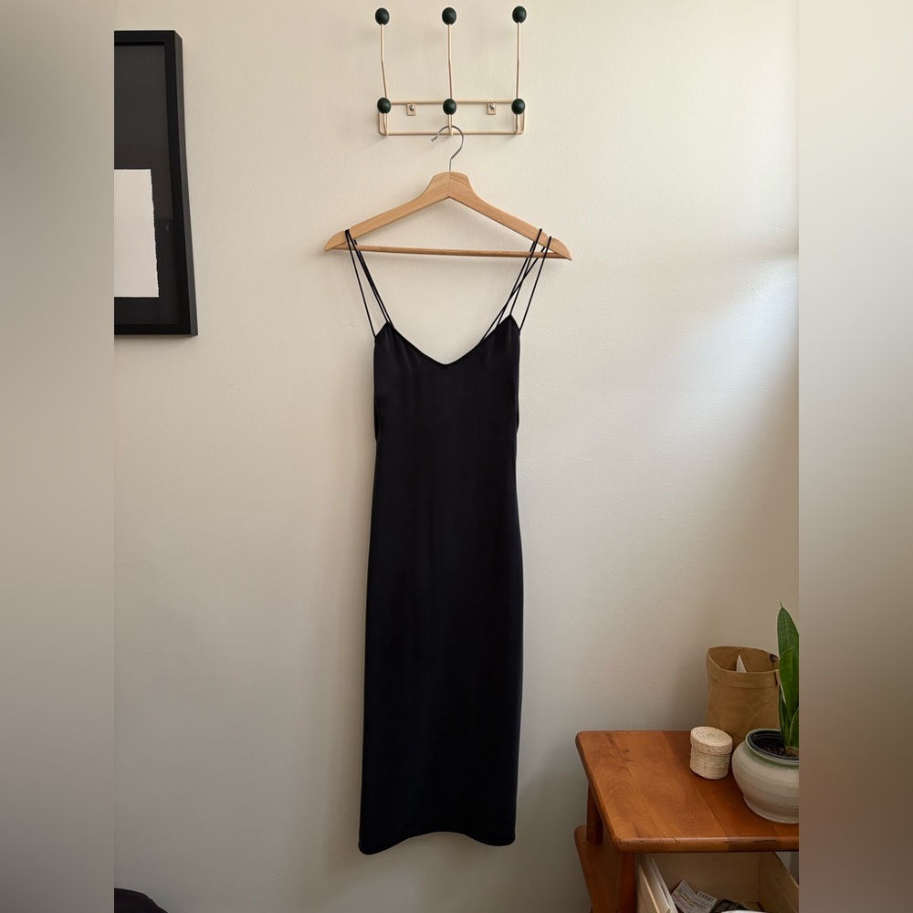 Elegant Black Slip Dress